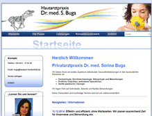 Tablet Screenshot of hautarzt-frankenthal.de